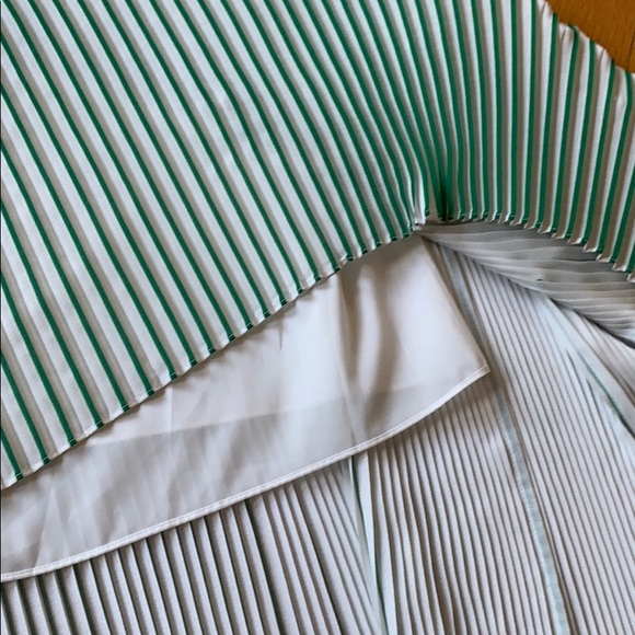 Karen Millen Two Tone Pleated Maxi Dress s 6 - Picture 11 of 14